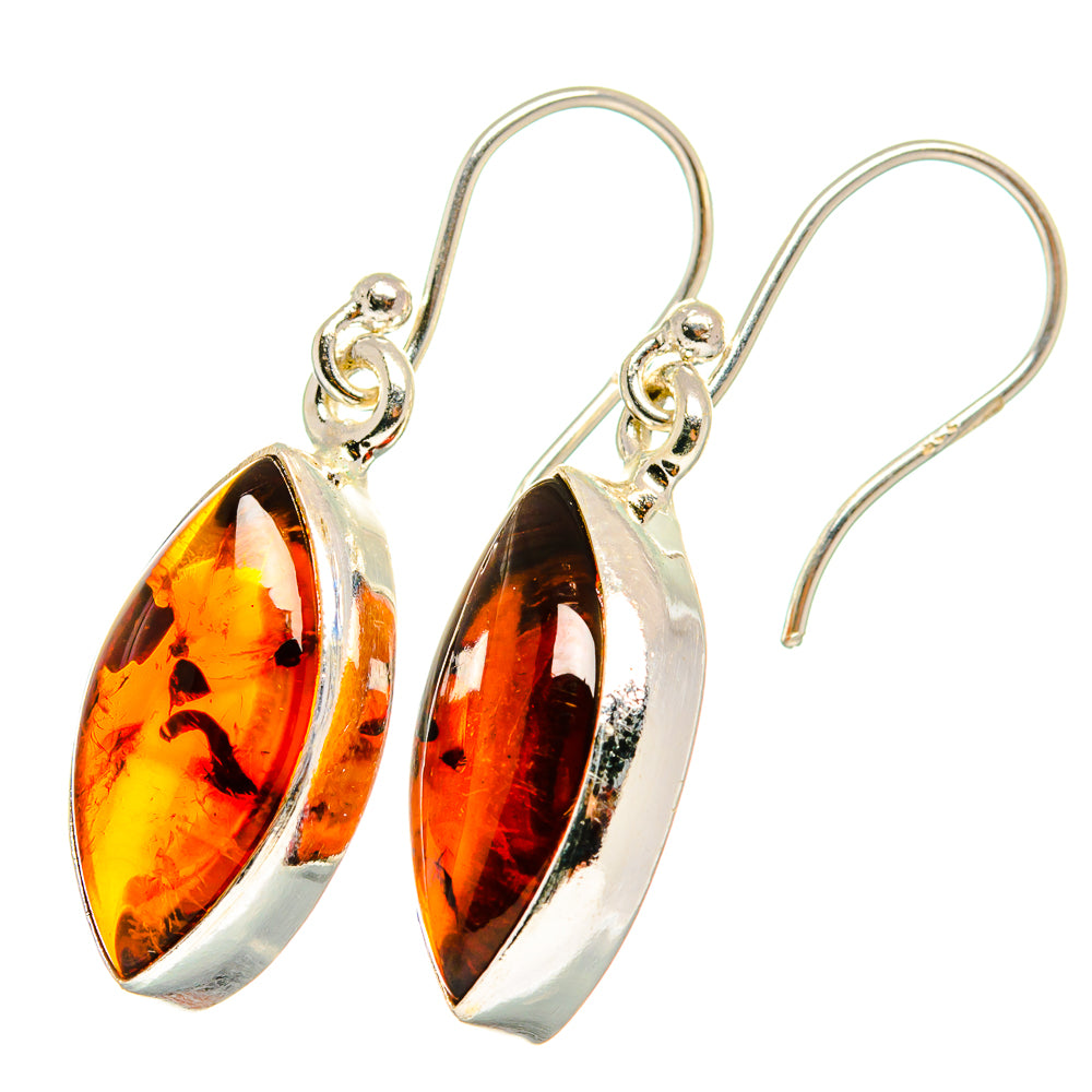 Baltic Amber Earrings handcrafted by Ana Silver Co - EARR421924