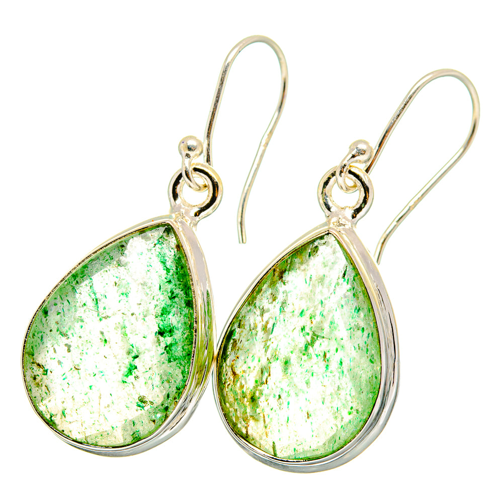 Green Aventurine Earrings handcrafted by Ana Silver Co - EARR421940
