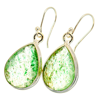 Green Aventurine Earrings handcrafted by Ana Silver Co - EARR421940