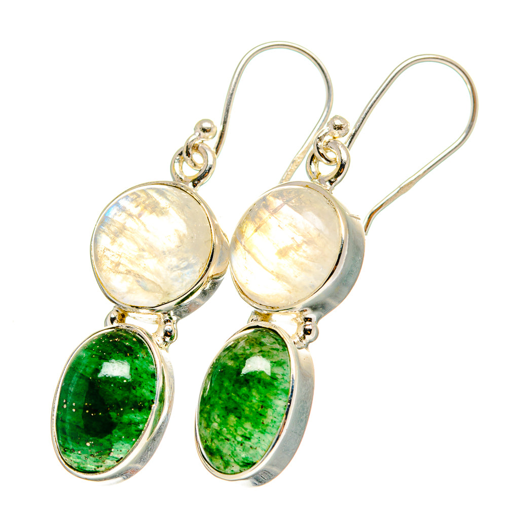Green Aventurine Earrings handcrafted by Ana Silver Co - EARR421944