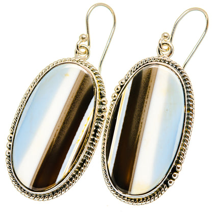 Owyhee Opal Earrings handcrafted by Ana Silver Co - EARR421953