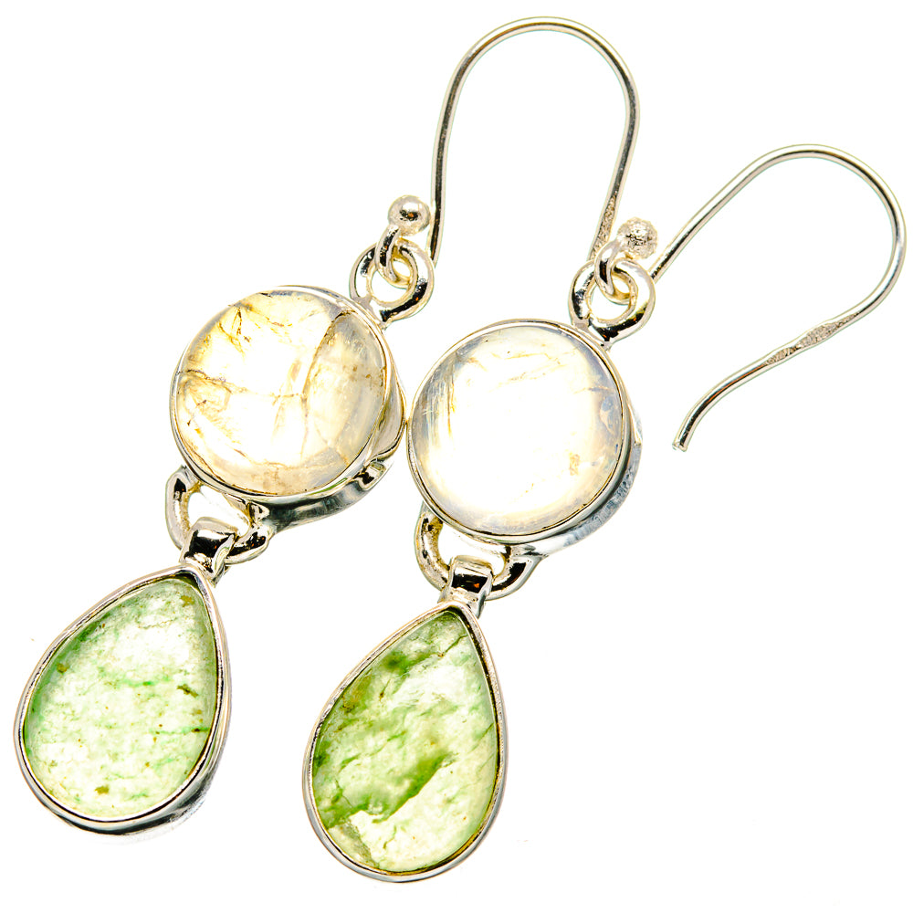 Prehnite Earrings handcrafted by Ana Silver Co - EARR421959