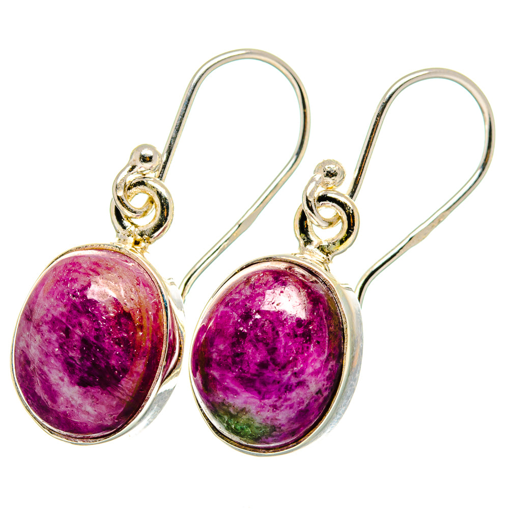 Ruby Zoisite Earrings handcrafted by Ana Silver Co - EARR421963