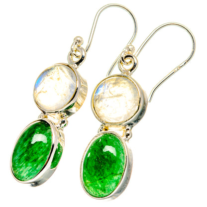 Green Aventurine Earrings handcrafted by Ana Silver Co - EARR421976