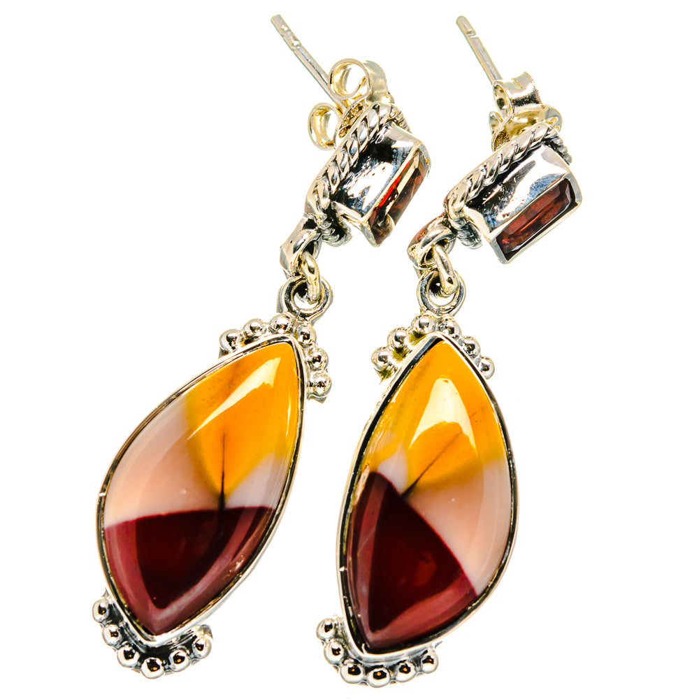 Mookaite Earrings handcrafted by Ana Silver Co - EARR421993