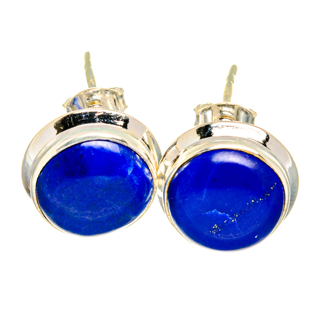 Lapis Lazuli Earrings handcrafted by Ana Silver Co - EARR421995