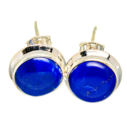 Lapis Lazuli Earrings handcrafted by Ana Silver Co - EARR421995