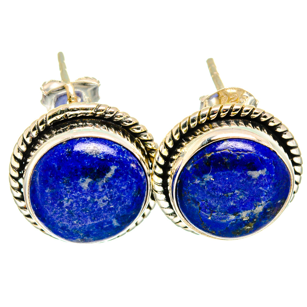 Lapis Lazuli Earrings handcrafted by Ana Silver Co - EARR422002