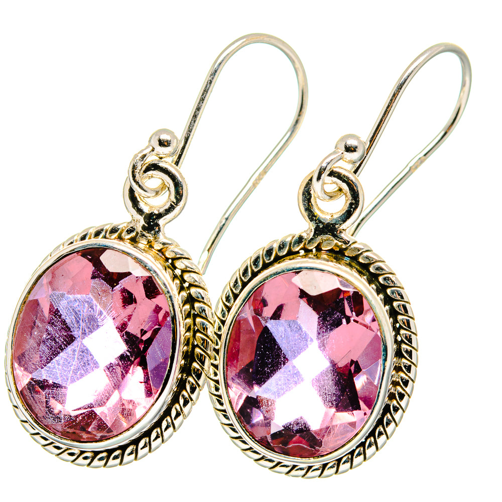 Color Change Alexandrite Earrings handcrafted by Ana Silver Co - EARR422005
