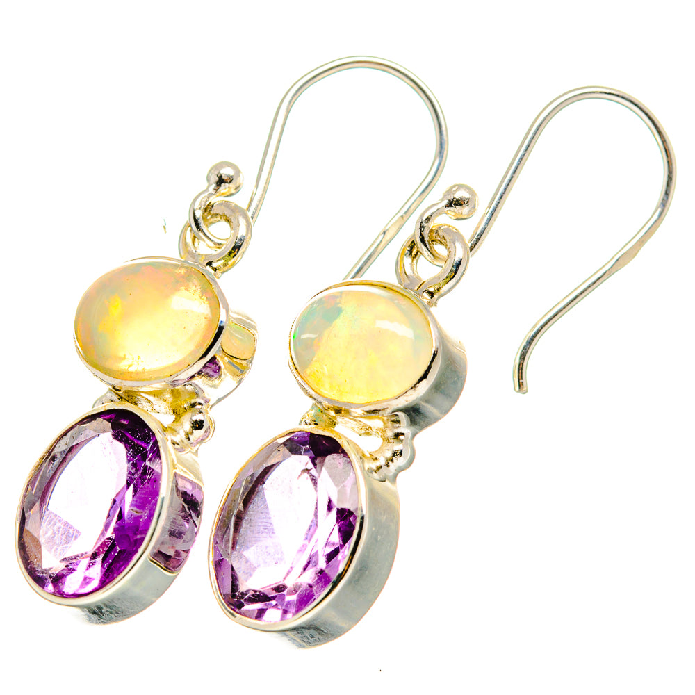 Amethyst Earrings handcrafted by Ana Silver Co - EARR422010