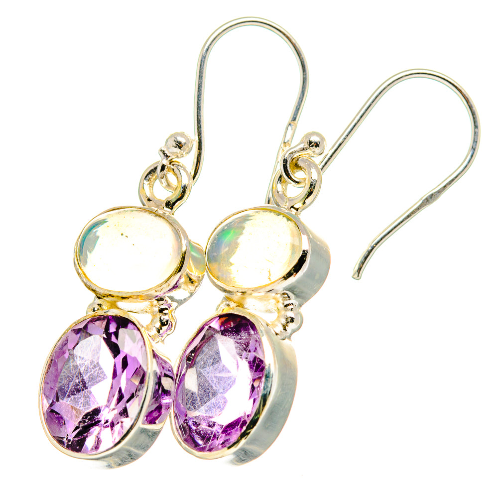 Amethyst Earrings handcrafted by Ana Silver Co - EARR422019