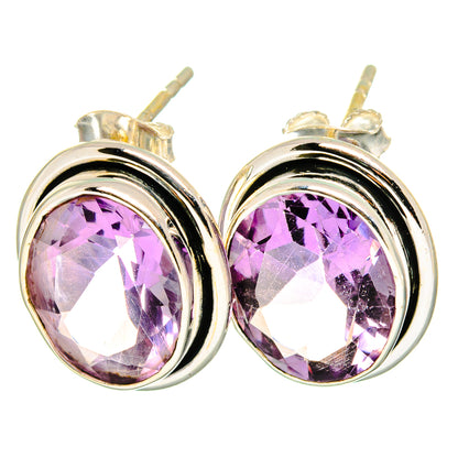 Amethyst Earrings handcrafted by Ana Silver Co - EARR422024
