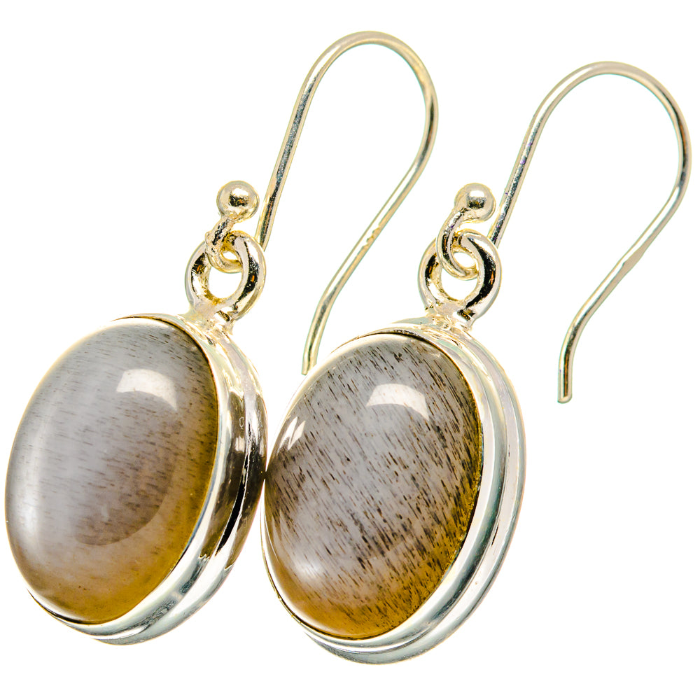 Moonstone Earrings handcrafted by Ana Silver Co - EARR422030