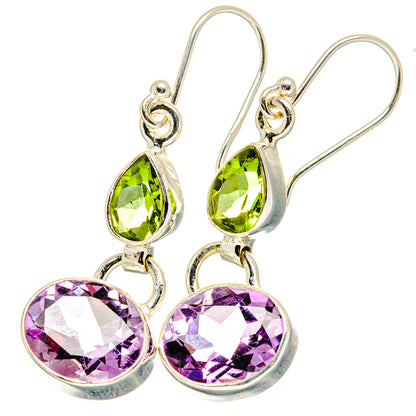 Amethyst Earrings handcrafted by Ana Silver Co - EARR422036