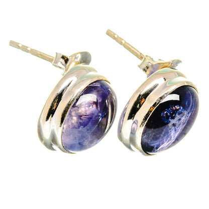 Tanzanite Earrings handcrafted by Ana Silver Co - EARR422038