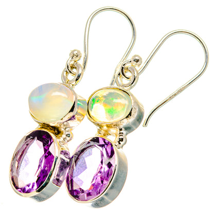 Amethyst Earrings handcrafted by Ana Silver Co - EARR422044