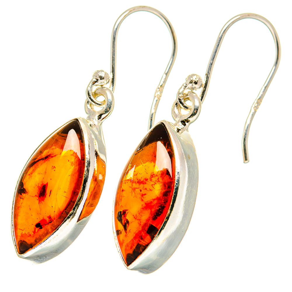 Baltic Amber Earrings handcrafted by Ana Silver Co - EARR422045