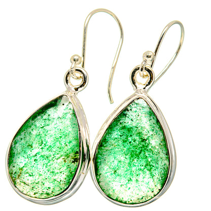 Green Aventurine Earrings handcrafted by Ana Silver Co - EARR422059