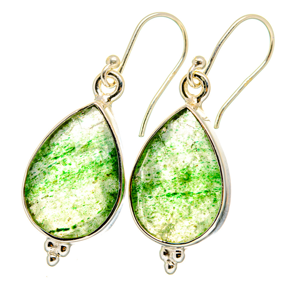 Green Aventurine Earrings handcrafted by Ana Silver Co - EARR422070