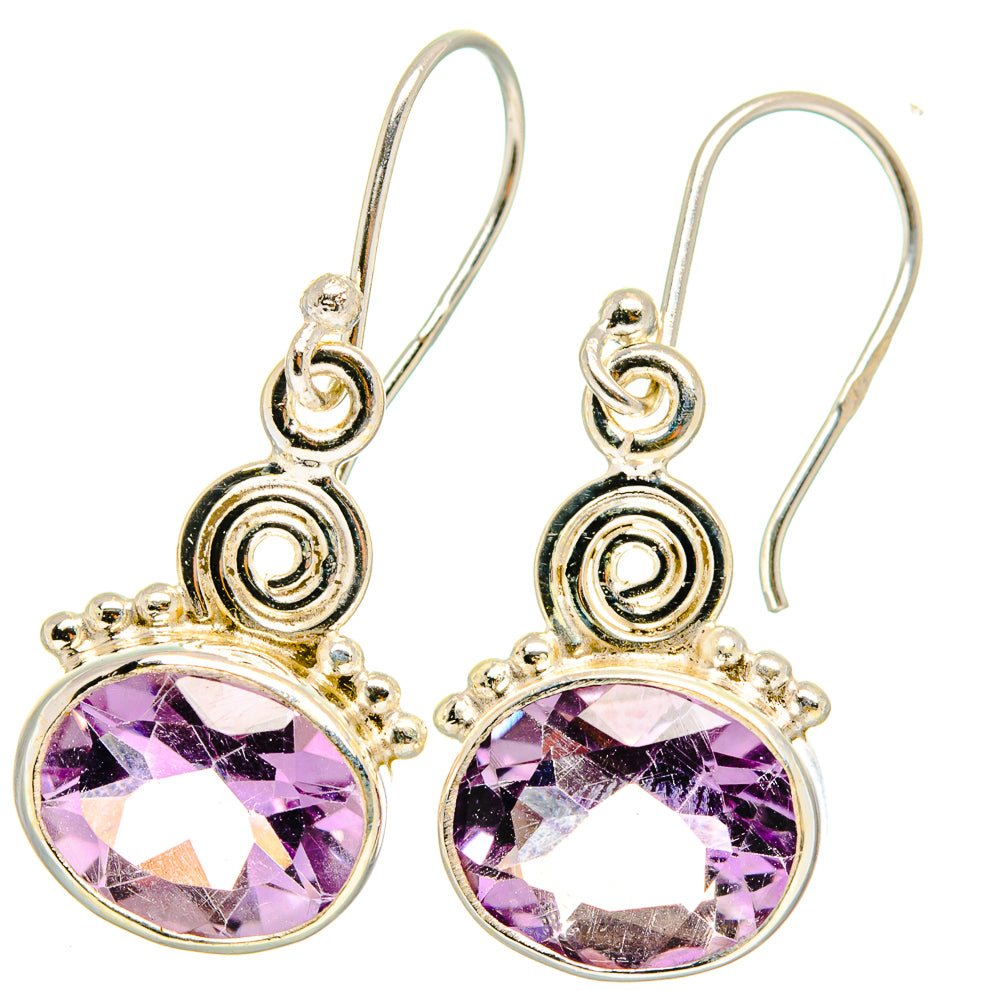 Amethyst Earrings handcrafted by Ana Silver Co - EARR422079