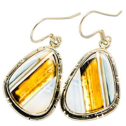 Owyhee Opal Earrings handcrafted by Ana Silver Co - EARR422085