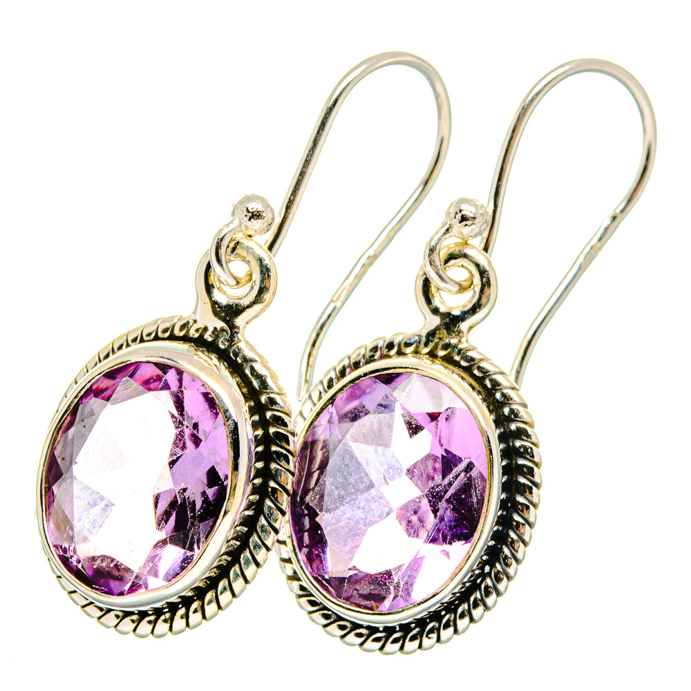 Amethyst Earrings handcrafted by Ana Silver Co - EARR422100
