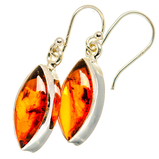 Baltic Amber Earrings handcrafted by Ana Silver Co - EARR422109