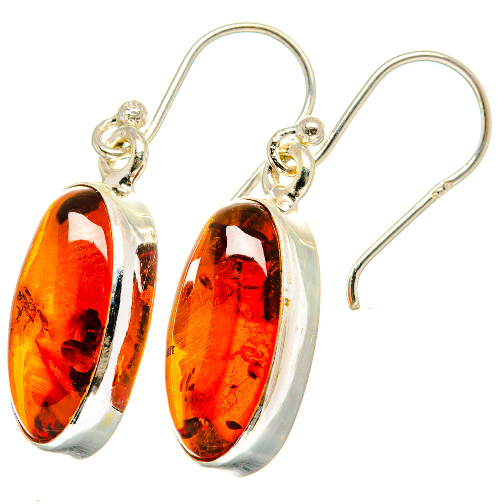 Baltic Amber Earrings handcrafted by Ana Silver Co - EARR422115