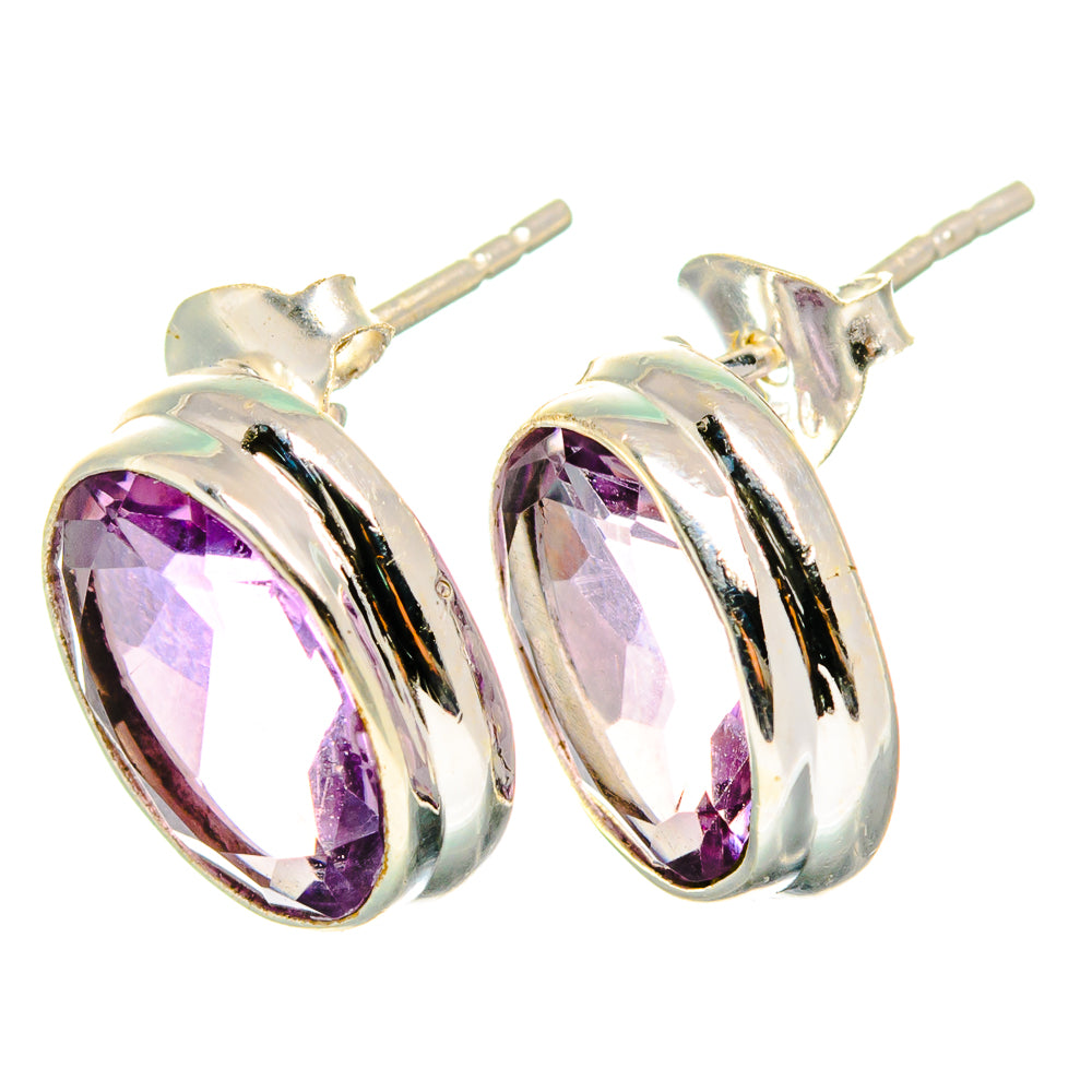 Amethyst Earrings handcrafted by Ana Silver Co - EARR422117