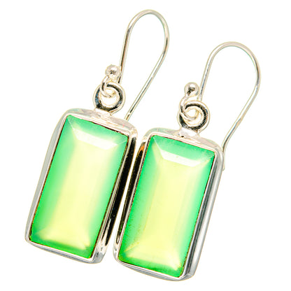 Aqua Chalcedony Earrings handcrafted by Ana Silver Co - EARR422119