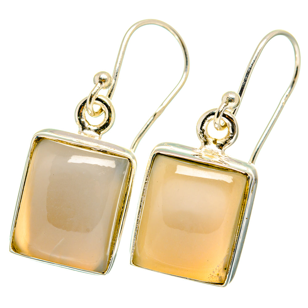 Moonstone Earrings handcrafted by Ana Silver Co - EARR422128