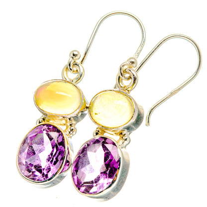 Amethyst Earrings handcrafted by Ana Silver Co - EARR422133