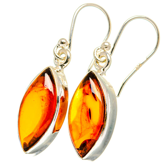 Baltic Amber Earrings handcrafted by Ana Silver Co - EARR422135