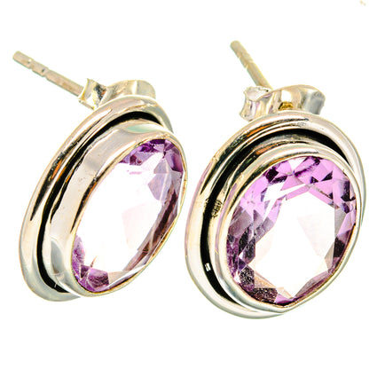 Amethyst Earrings handcrafted by Ana Silver Co - EARR422150
