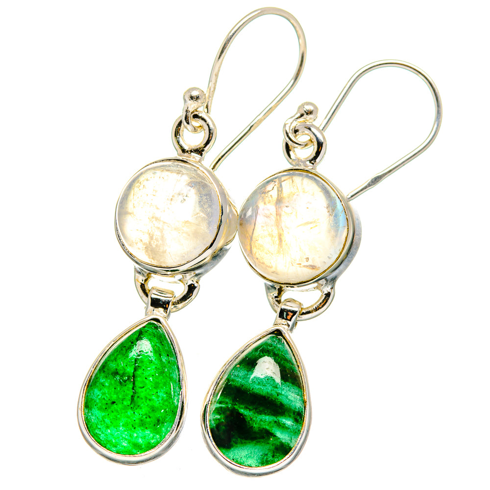 Green Aventurine Earrings handcrafted by Ana Silver Co - EARR422161