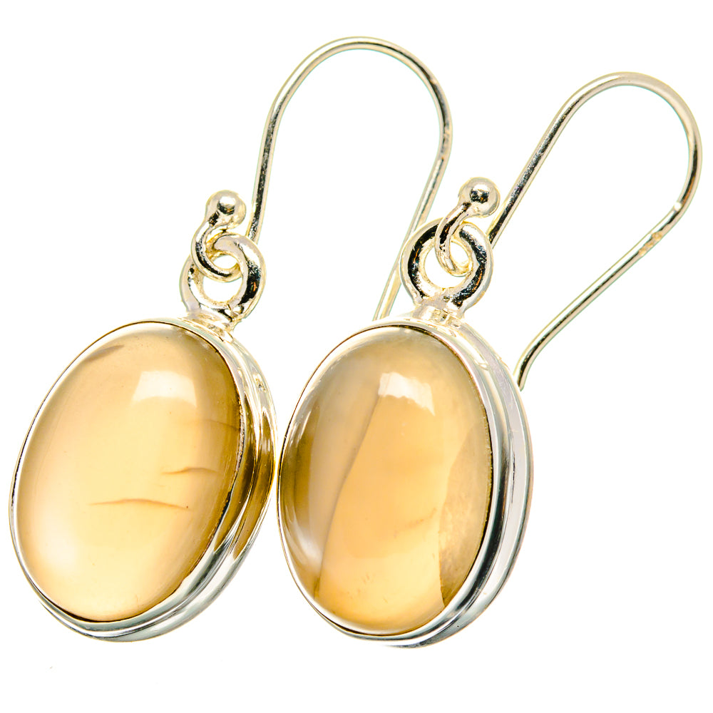 Moonstone Earrings handcrafted by Ana Silver Co - EARR422173