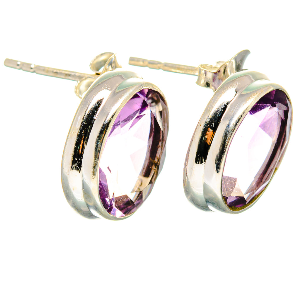 Amethyst Earrings handcrafted by Ana Silver Co - EARR422177