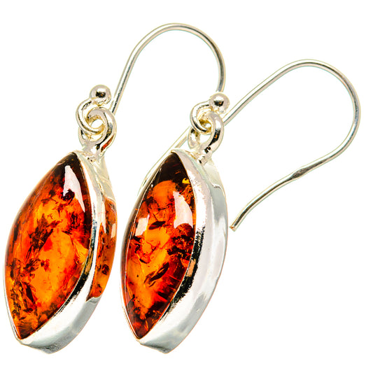Baltic Amber Earrings handcrafted by Ana Silver Co - EARR422182