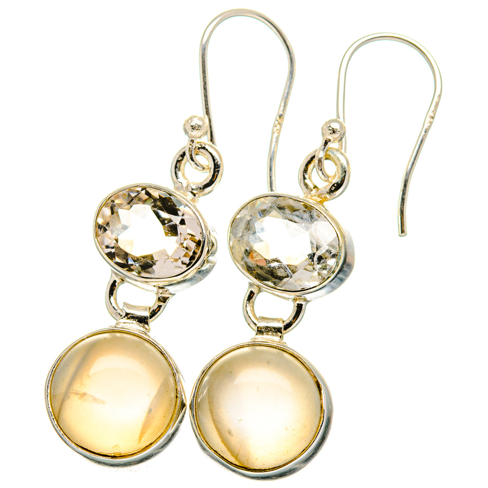 Moonstone Earrings handcrafted by Ana Silver Co - EARR422191