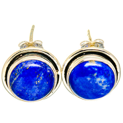 Lapis Lazuli Earrings handcrafted by Ana Silver Co - EARR422201
