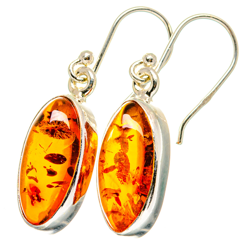 Baltic Amber Earrings handcrafted by Ana Silver Co - EARR422207