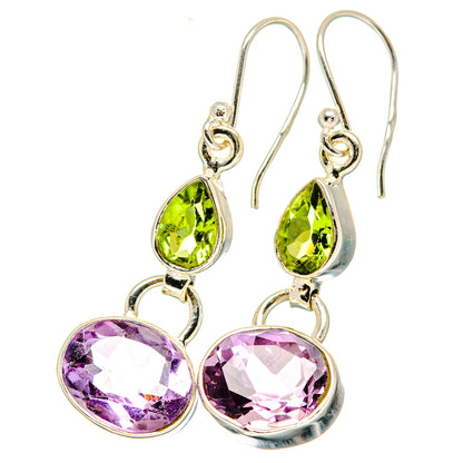 Amethyst Earrings handcrafted by Ana Silver Co - EARR422209