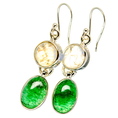 Green Aventurine Earrings handcrafted by Ana Silver Co - EARR422210