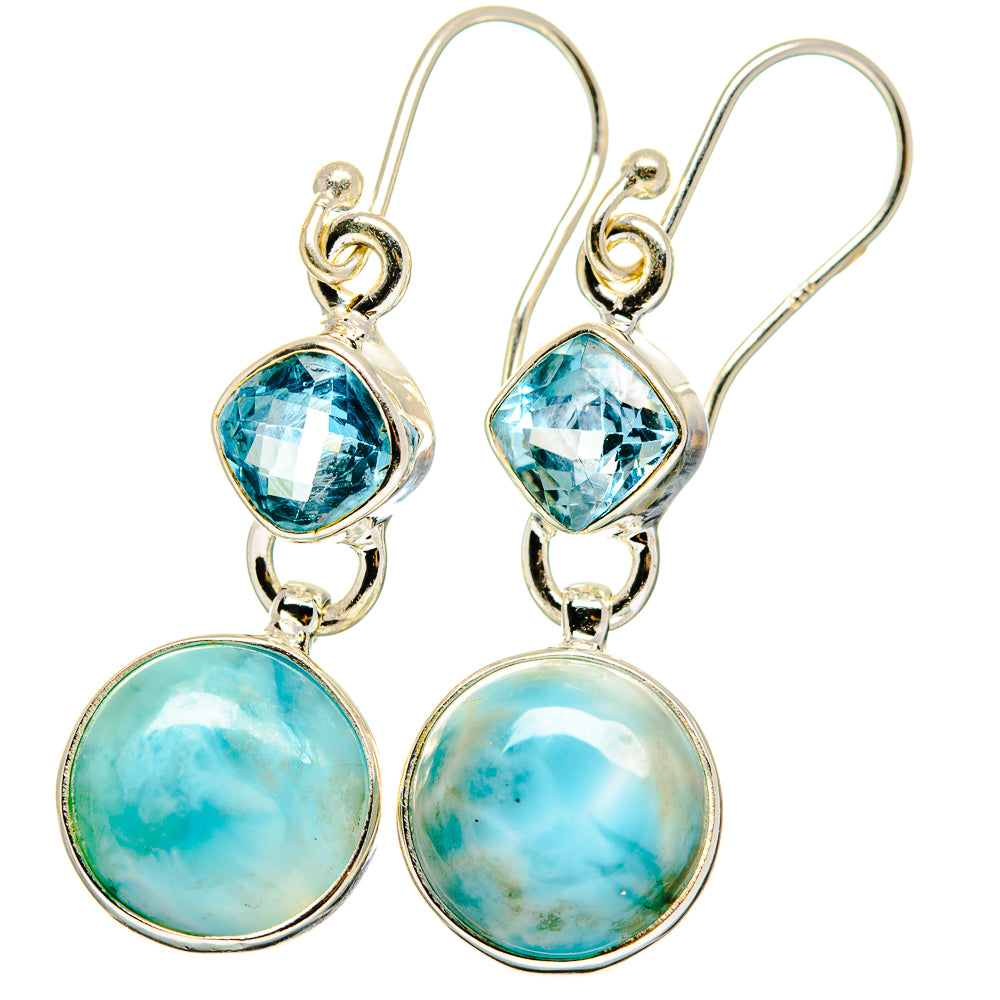 Larimar Earrings handcrafted by Ana Silver Co - EARR422220