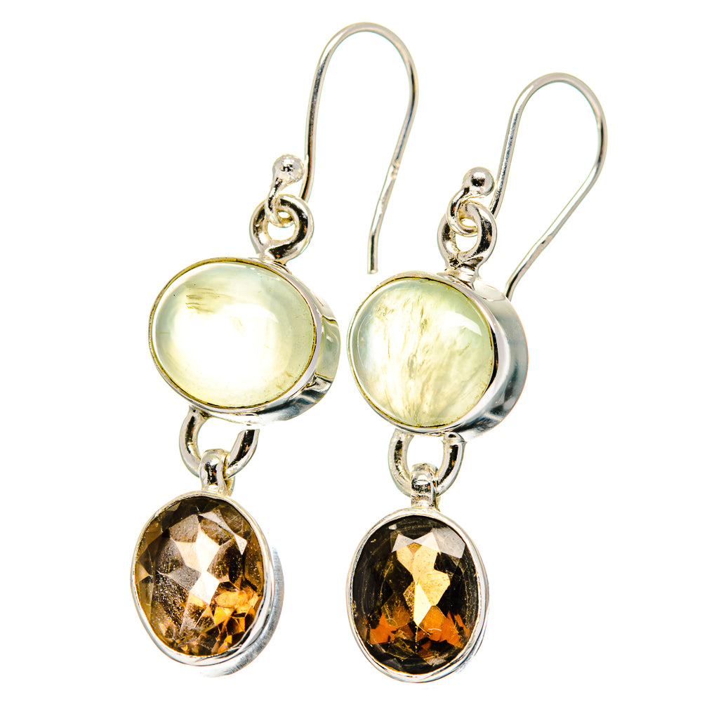 Smoky Quartz Earrings handcrafted by Ana Silver Co - EARR422221