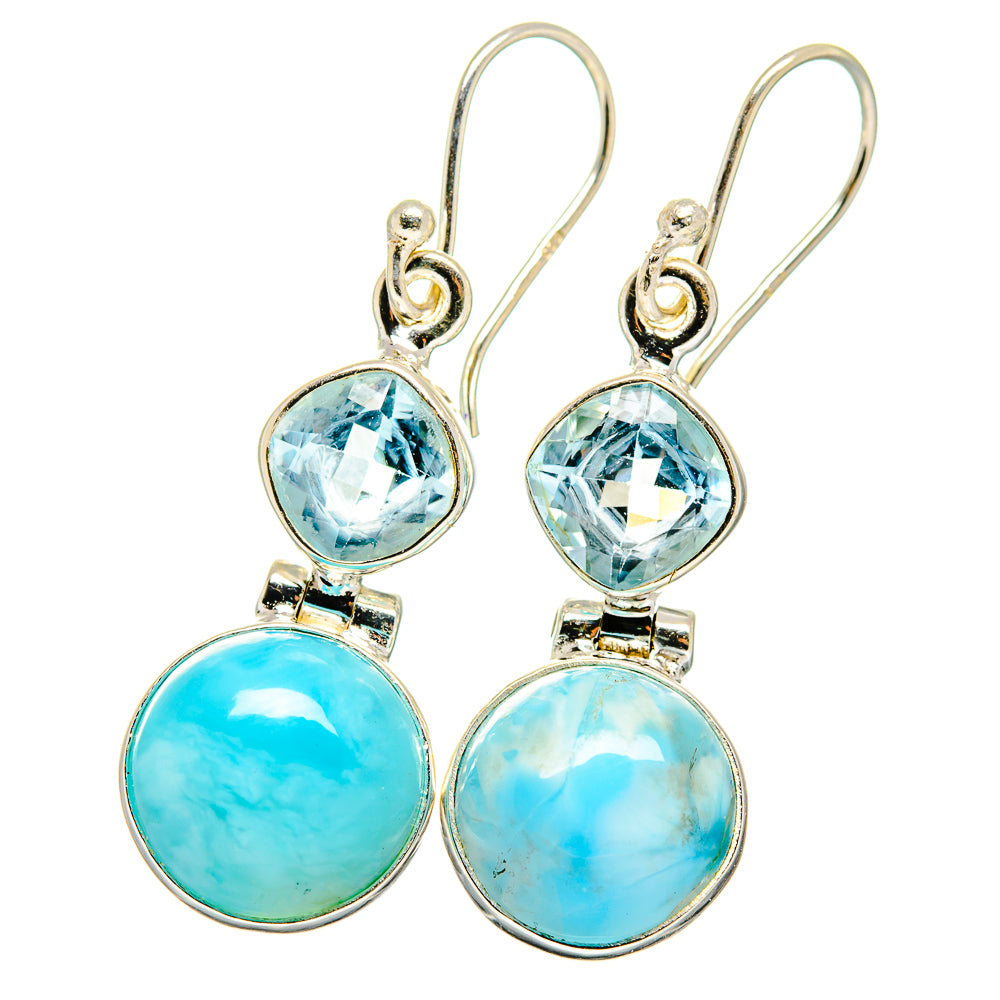 Larimar Earrings handcrafted by Ana Silver Co - EARR422222