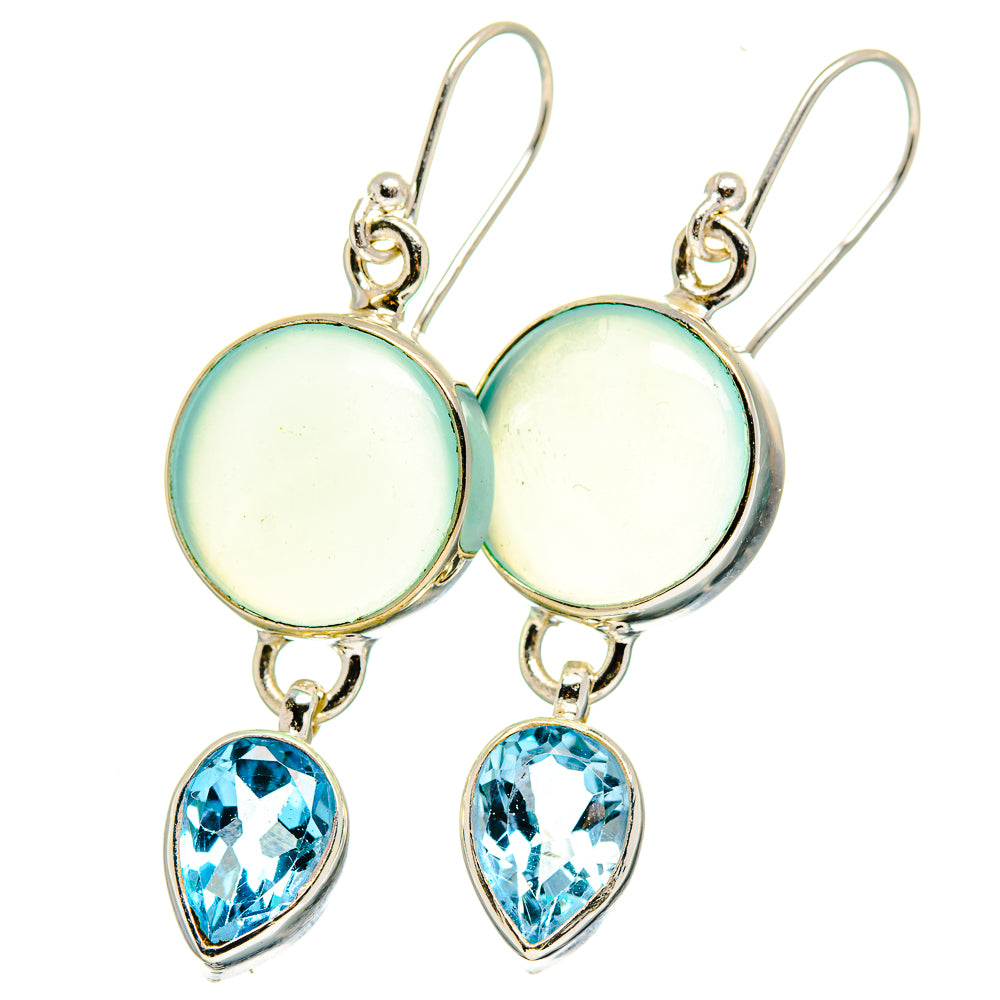 Aquamarine Earrings handcrafted by Ana Silver Co - EARR422226