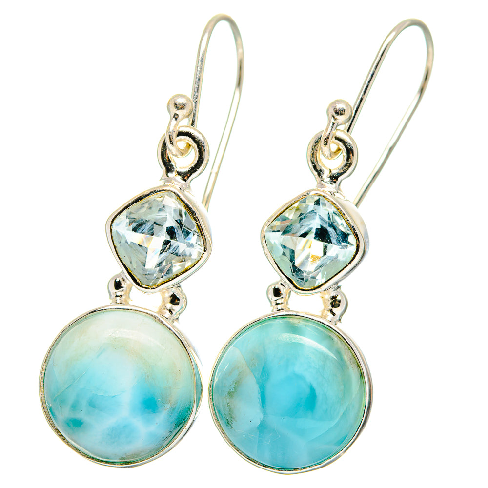 Larimar Earrings handcrafted by Ana Silver Co - EARR422232