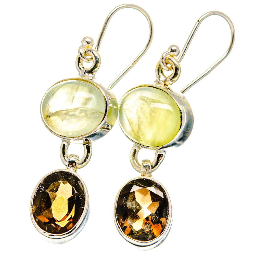 Smoky Quartz Earrings handcrafted by Ana Silver Co - EARR422235 - Photo 2