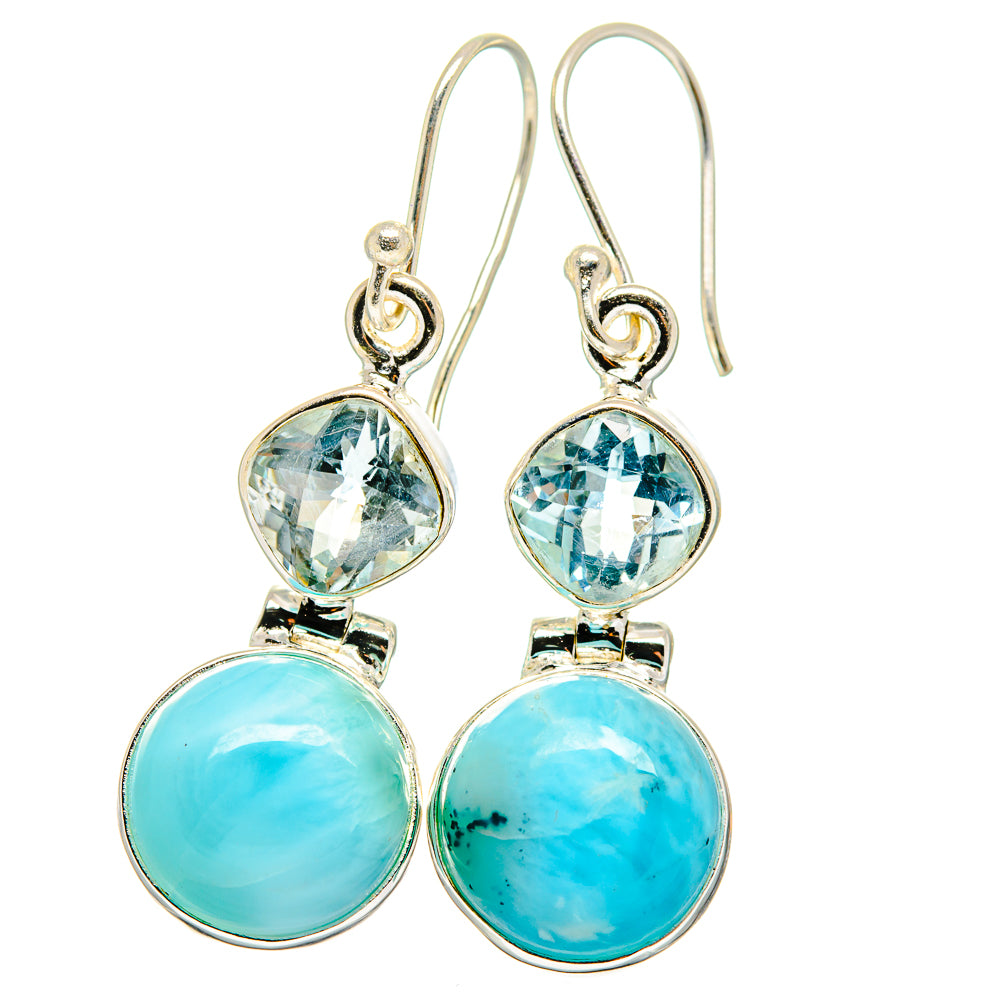 Larimar Earrings handcrafted by Ana Silver Co - EARR422250